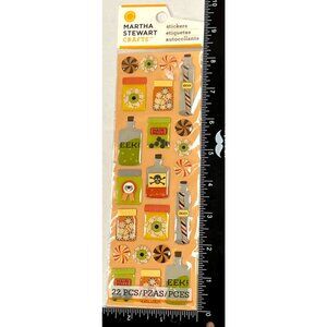 Martha Stewart Halloween Stickers Witch Potions & Spooky Sweets 18-20213